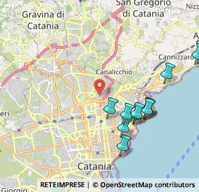 Mappa Via Vittorio Emanuele da Bormida, 95126 Catania CT, Italia (2.64769)