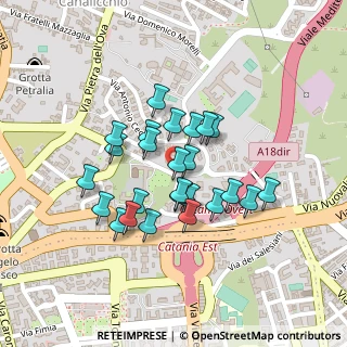 Mappa Via Vittorio Emanuele da Bormida, 95126 Catania CT, Italia (0.18)