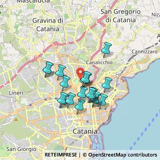 Mappa Via Angelo Musco, 95125 Catania CT, Italia (1.5955)