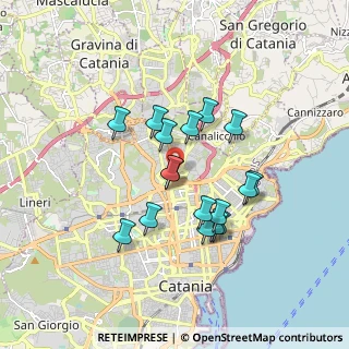 Mappa Via Angelo Musco, 95125 Catania CT, Italia (1.64118)