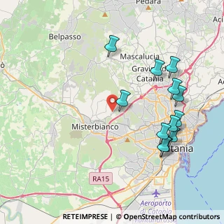 Mappa Via Giuseppe Antonio Borgese, 95045 Misterbianco CT, Italia (4.97083)
