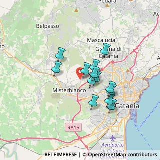 Mappa VIA G.B. VACCARINI, 95045 Misterbianco CT, Italia (3.04462)
