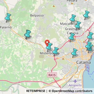 Mappa Via Santa Rita, 95045 Misterbianco CT, Italia (6.29846)