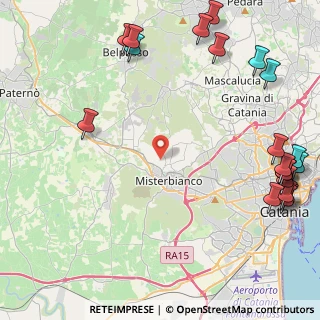 Mappa Via Santa Rita, 95045 Misterbianco CT, Italia (7.2975)