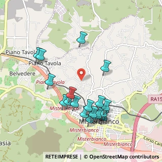 Mappa Via Santa Rita, 95045 Misterbianco CT, Italia (1.167)