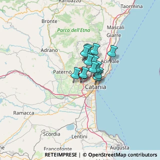 Mappa Via Santa Rita, 95045 Misterbianco CT, Italia (7.525)