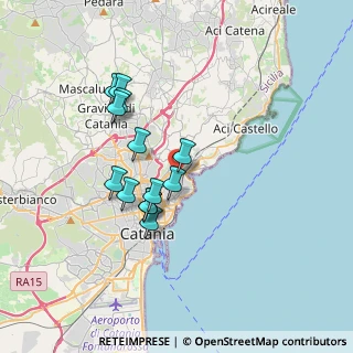 Mappa Via Villa Glori, 95126 Catania CT, Italia (3.35385)