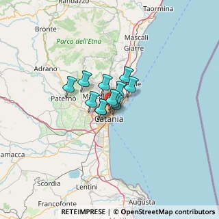 Mappa Via Caneva Carlo, 95125 Catania CT, Italia (6.24833)