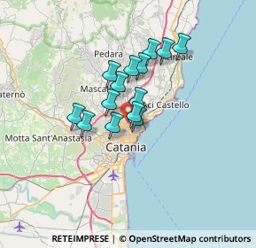 Mappa Via Caneva Carlo, 95125 Catania CT, Italia (5.28357)