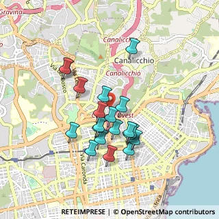 Mappa Via Caneva Carlo, 95125 Catania CT, Italia (0.8645)