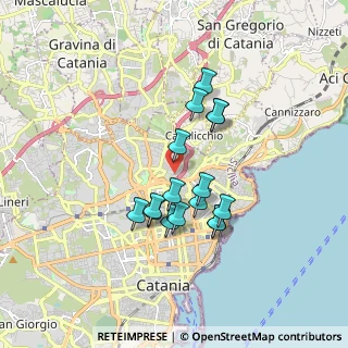 Mappa Via Caneva Carlo, 95126 Catania CT, Italia (1.60125)