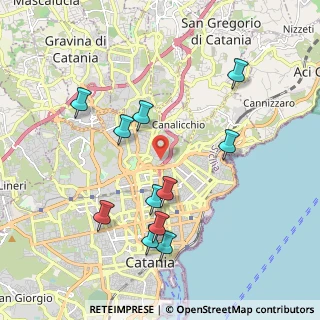 Mappa Via Caneva Carlo, 95125 Catania CT, Italia (2.26)