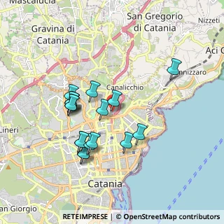 Mappa Via Caneva Carlo, 95126 Catania CT, Italia (1.885)