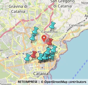 Mappa Via Caneva Carlo, 95125 Catania CT, Italia (1.76588)