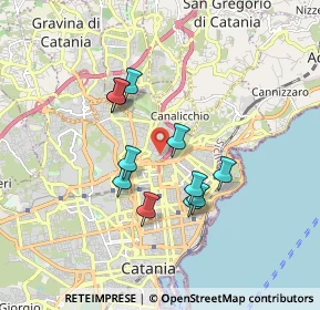 Mappa Via Caneva Carlo, 95126 Catania CT, Italia (1.61727)