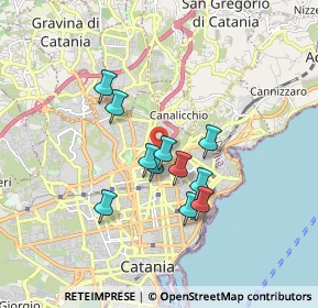 Mappa Via Caneva Carlo, 95126 Catania CT, Italia (1.50182)