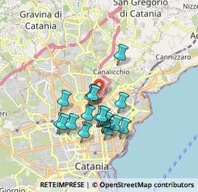 Mappa Via Caneva Carlo, 95125 Catania CT, Italia (1.63211)