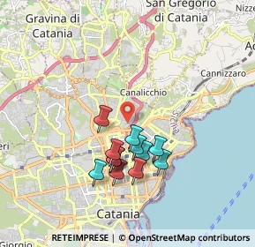 Mappa Via Caneva Carlo, 95126 Catania CT, Italia (1.73417)