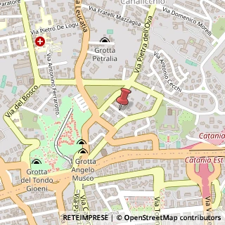 Mappa Via Antonio Baldissera,  35, 95125 Catania, Catania (Sicilia)