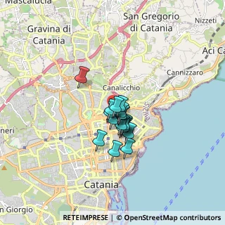 Mappa Viale Mediterraneo, 95126 Catania CT, Italia (1.05176)
