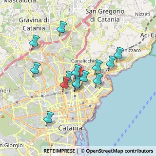 Mappa Viale Mediterraneo, 95126 Catania CT, Italia (1.73714)