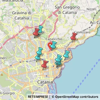 Mappa Viale Mediterraneo, 95126 Catania CT, Italia (1.68583)