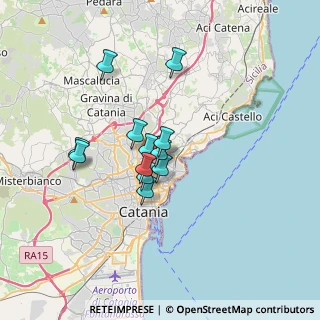Mappa Via Antonio Cagnoni, 95126 Catania CT, Italia (2.80333)