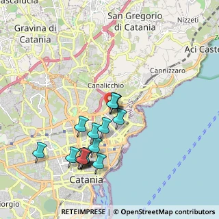 Mappa Via Antonio Cagnoni, 95126 Catania CT, Italia (2.12375)