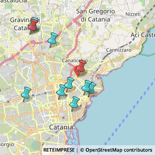 Mappa Via Antonio Cagnoni, 95126 Catania CT, Italia (2.38182)