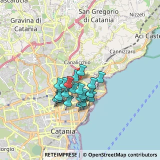 Mappa Via Antonio Cagnoni, 95126 Catania CT, Italia (1.4675)