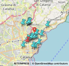Mappa Via Antonio Cagnoni, 95126 Catania CT, Italia (1.42789)