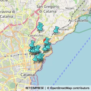 Mappa Via Ottavio Profeta, 95126 Catania CT, Italia (1.49167)