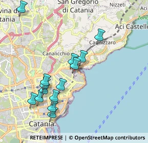 Mappa Via Antonio Prestinenza, 95126 Catania CT, Italia (2.22714)
