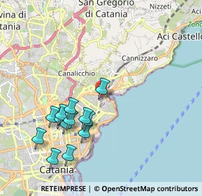 Mappa Via Antonio Prestinenza, 95126 Catania CT, Italia (2.27692)