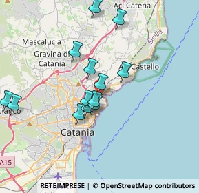 Mappa Via Antonio Prestinenza, 95126 Catania CT, Italia (3.72923)