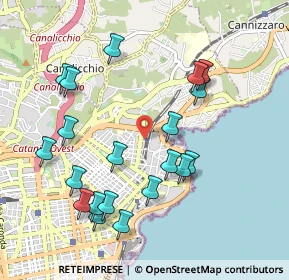 Mappa Via Antonio Prestinenza, 95126 Catania CT, Italia (1.177)