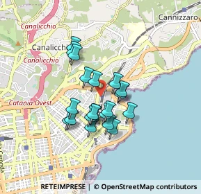 Mappa Via Antonio Prestinenza, 95126 Catania CT, Italia (0.7245)