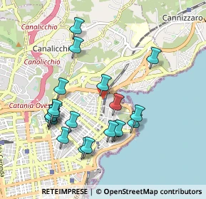 Mappa Via Antonio Prestinenza, 95126 Catania CT, Italia (1.065)