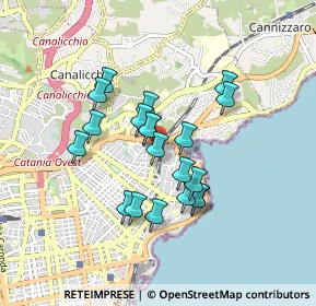 Mappa Via Antonio Prestinenza, 95126 Catania CT, Italia (0.787)