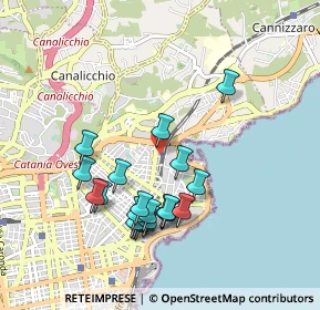 Mappa Via Antonio Prestinenza, 95126 Catania CT, Italia (1.012)
