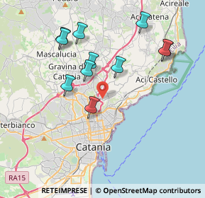 Mappa Via Novaluce, 95030 Canalicchio CT, Italia (4.22)