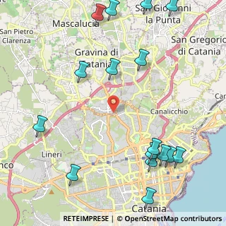 Mappa 95125 Gravina di Catania CT, Italia (3.25125)
