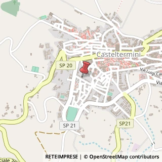 Mappa Via Vittorio Emanuele Orlando, 6, 92025 Casteltermini, Agrigento (Sicilia)