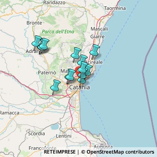 Mappa Via Pietro Novelli, 95125 Catania CT, Italia (11.04857)