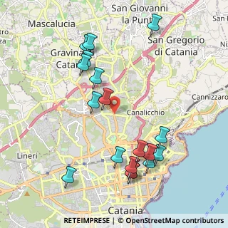 Mappa Via Pietro Novelli, 95125 Catania CT, Italia (2.46722)