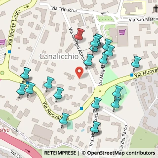 Mappa Via Novaluce, 95030 Catania CT, Italia (0.14091)