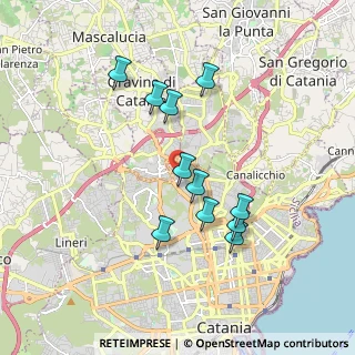 Mappa Via Vitaliti, 95125 Catania CT, Italia (1.84818)