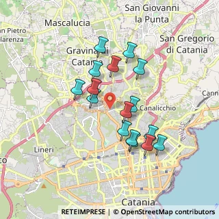 Mappa Via Vitaliti, 95125 Catania CT, Italia (1.73813)