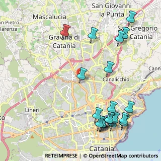 Mappa Via Vitaliti, 95125 Catania CT, Italia (3.0455)
