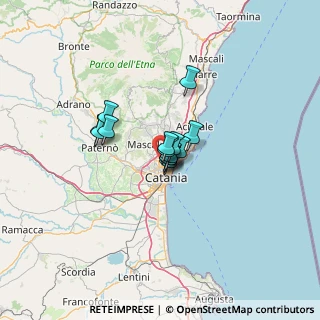 Mappa Via Vitaliti, 95125 Catania CT, Italia (7.68643)